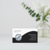 Mechanisch Automotive Transport Elegant Tools Icon Visitekaartje (Staand voorkant)