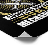 Mechanisch ben een mechanische vader poster (Hoek)