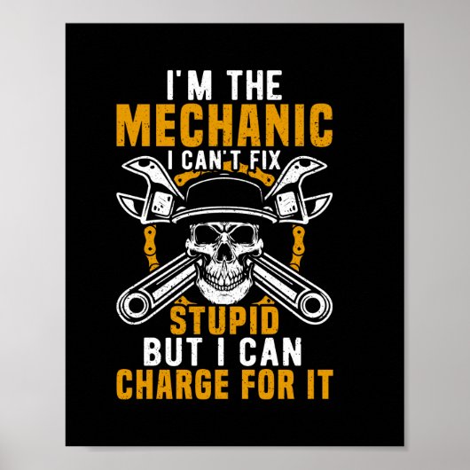 Mechanisch ben ik het middel dat ik niet kan beves poster (Voorkant)