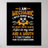 Mechanisch ben ik mechanisch poster (Voorkant)