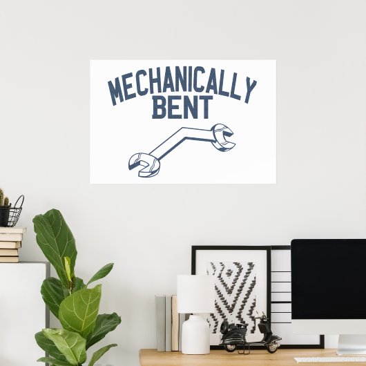 Mechanisch Bent Poster (Thuiskantoor)
