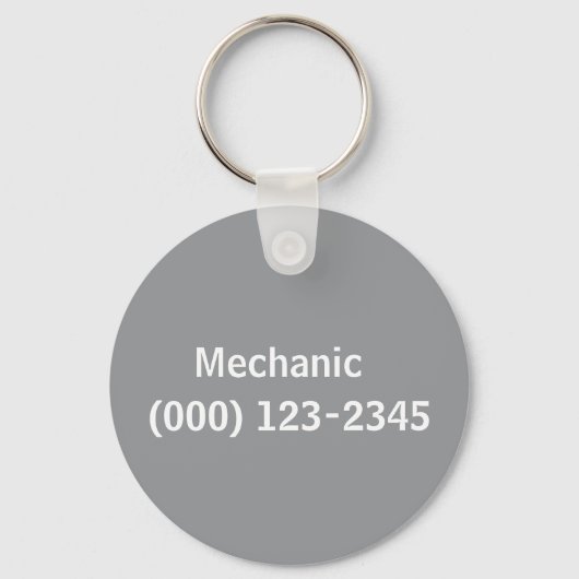 mechanisch bewerkbaar sleutelhanger (Achterkant)