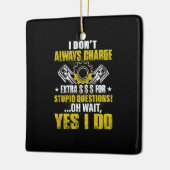 Mechanisch dat ik niet altijd mechanisch oplaadbaa keramisch ornament (Links)