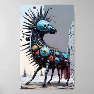 mechanisch dierlijk Boerderij Poster