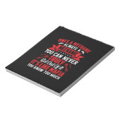 Mechanisch eenmaal per stuk altijd een mechanisch notitieblok (Linkerzijde)