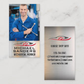 Mechanisch gereedschap | Autoreparatie Visitekaartje (Voorkant / Achterkant)