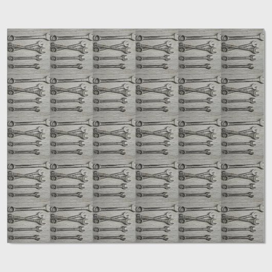 Mechanisch gereedschap cadeaupapier (Vlak)