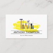 mechanisch gereedschap | spierwagen visitekaartje (Voorkant)