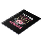 Mechanisch gewoon een meisje in liefde met een mec notitieboek (Linkerzijde)