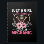 Mechanisch gewoon een meisje in liefde met een mec notitieboek<br><div class="desc">Mechanisch gewoon een meisje in liefde met een mechanisch</div>