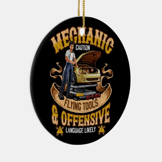 Mechanisch handgereedschap voor het vliegen met ha keramisch ornament (Rechts)