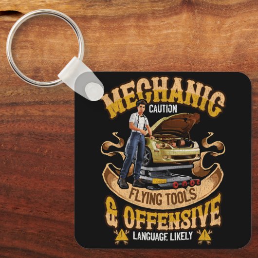 Mechanisch handgereedschap voor het vliegen met ha sleutelhanger (Voorkant)