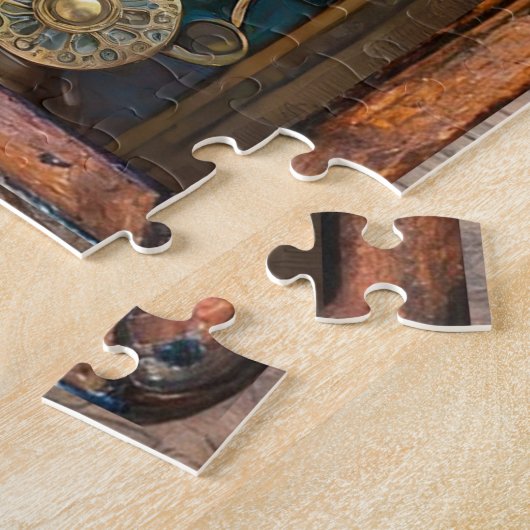 Mechanisch Hart Anatomische Steampunk Keramische T Legpuzzel (Zijkant)