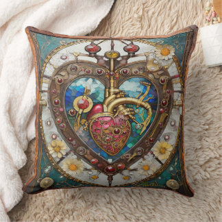 Mechanisch Hart Anatomische Steampunk Serie Kussen
