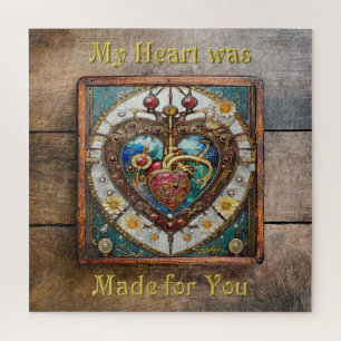Mechanisch Hart Anatomische Steampunk Serie Legpuzzel