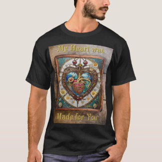 Mechanisch Hart Anatomische Steampunk Serie T-shirt