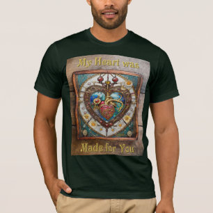 Mechanisch Hart Anatomische Steampunk Serie T-shirt