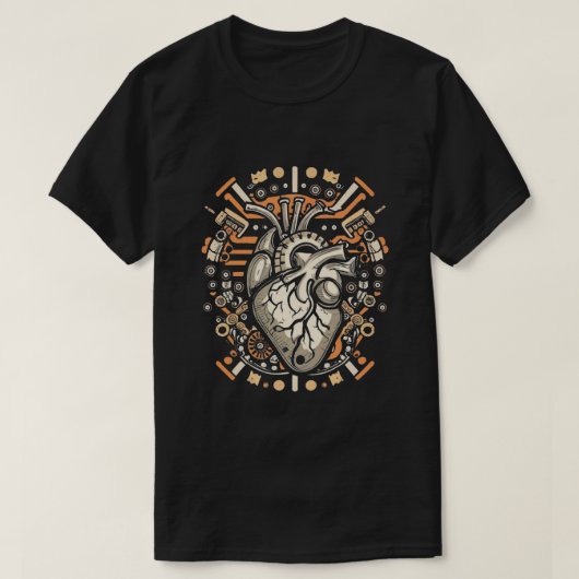 Mechanisch Hart T-shirt (Design voorkant)