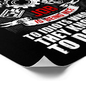 Mechanisch het moeilijkste deel Idiots Vliegtuig Poster (Hoek)