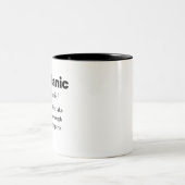 Mechanisch. I Fix Car Funny Misspelling Mechanical Tweekleurige Koffiemok (Center)