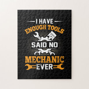 Mechanisch ik heb goede tools legpuzzel