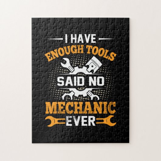 Mechanisch ik heb goede tools legpuzzel (Verticaal)