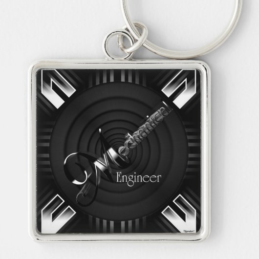 Mechanisch Ingenieur Deco Flare Sleutelhanger (Voorkant)