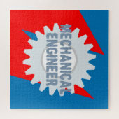 Mechanisch Ingenieur Kleurenblok Legpuzzel (Horizontaal)