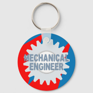 Mechanisch Ingenieur Kleurenblok Sleutelhanger