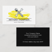 Mechanisch | Ingenieur | Wrenches Visitekaartje (Voorkant / Achterkant)