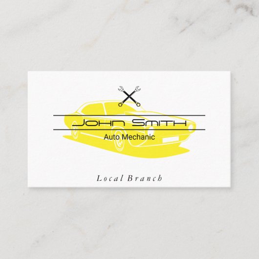 Mechanisch | Ingenieur | Wrenches Visitekaartje (Voorkant)