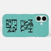 Mechanisch ingenieurskarakter Case-Mate iPhone case (Achterkant (horizontaal))