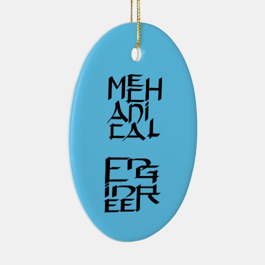 Mechanisch ingenieurskarakter keramisch ornament (Rechts)