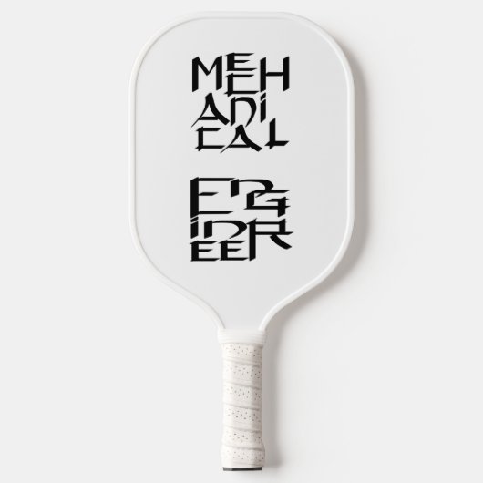 Mechanisch ingenieurskarakter pickleball paddle (Voorkant)