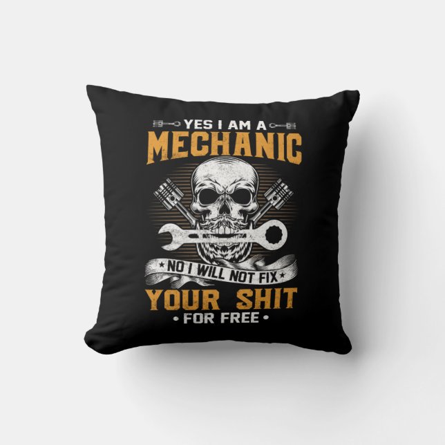 Mechanisch ja, ik ben een mechanisch kussen (Voorkant)