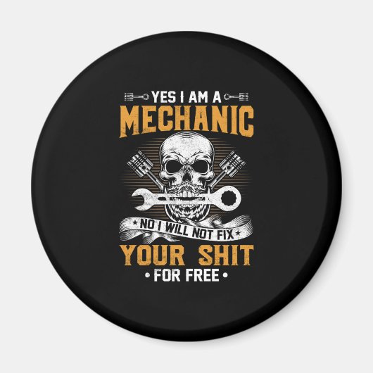 Mechanisch ja, ik ben een mechanisch magneet (Voorkant)