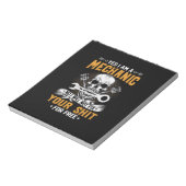 Mechanisch ja, ik ben een mechanisch notitieblok (Linkerzijde)