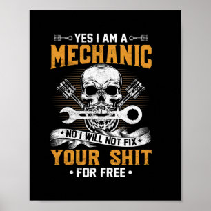 Mechanisch ja, ik ben een mechanisch poster