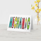 Mechanisch Kaart (Gele Bloem)