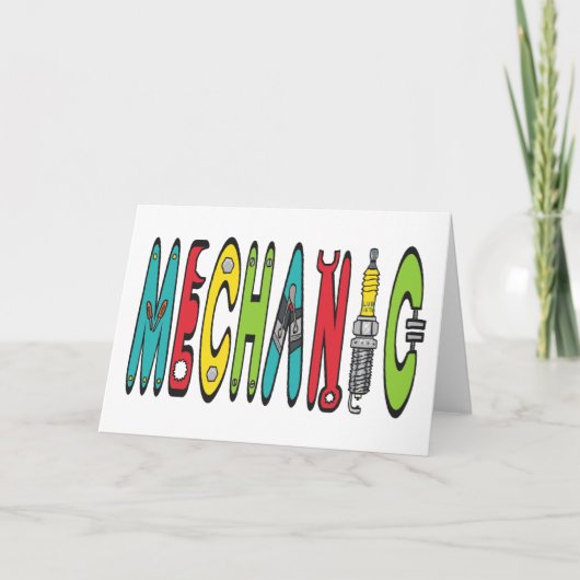 Mechanisch Kaart (Voorkant)