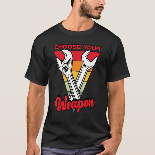 Mechanisch kies je wapen 1 t-shirt (Voorkant)