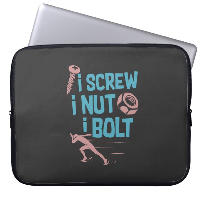 Mechanisch Laptop Sleeve (Voorkant)