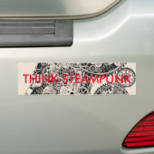 Mechanisch Man Bumpersticker (Op auto)