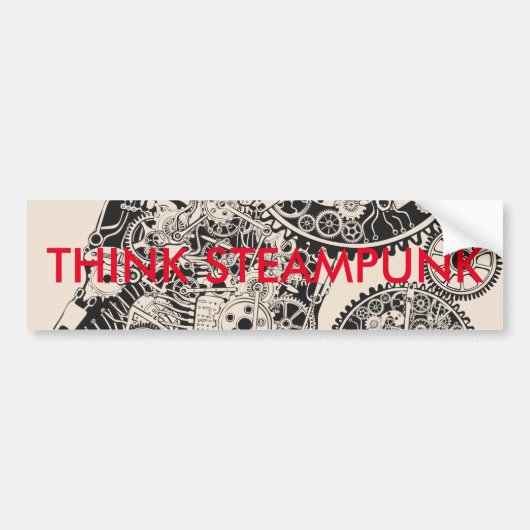 Mechanisch Man Bumpersticker (Voorkant)