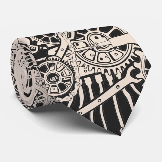 Mechanisch Man Stropdas (Opgerold)