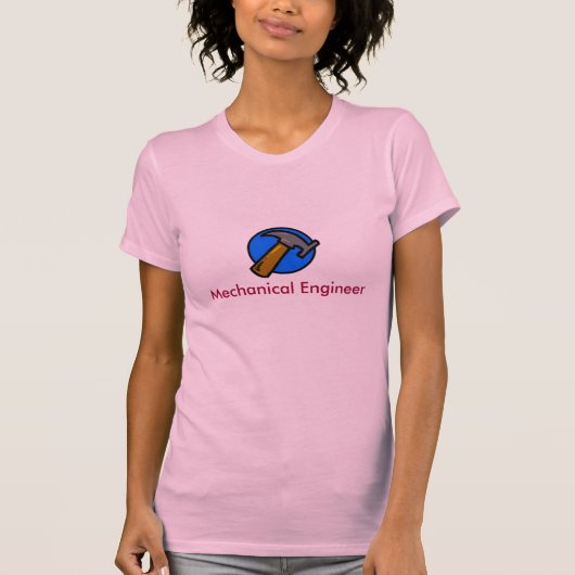 mechanisch, mechanisch ingenieur t-shirt (Voorkant)