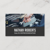 Mechanisch met sleutel visitekaartje (Achterkant)