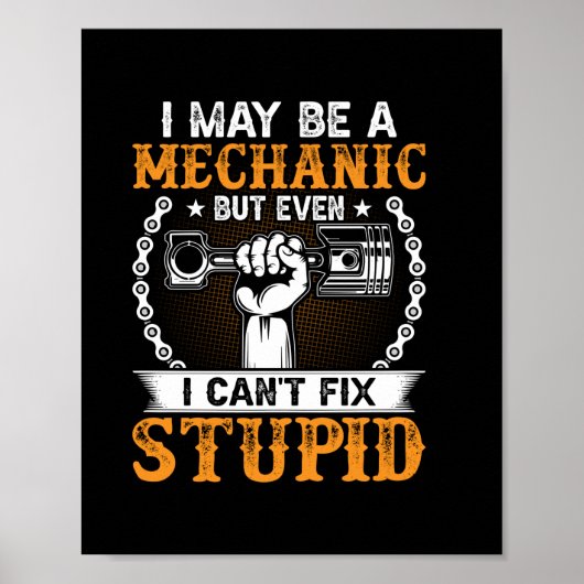 Mechanisch misschien een Mechanische Poster (Voorkant)