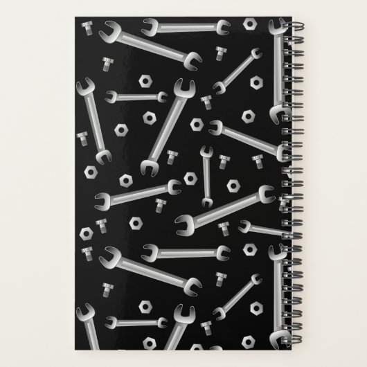 Mechanisch moersleutel patroon planner (Achterkant)