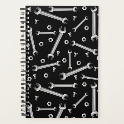 Mechanisch moersleutel patroon planner (Voorkant)